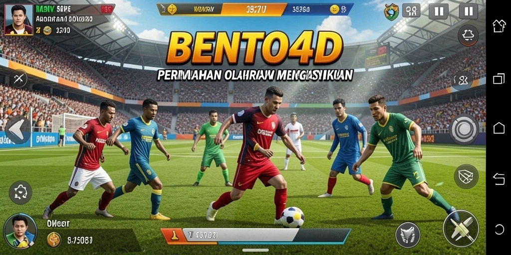 Tampilan gameplay BENTO4D yang penuh aksi dan seru.