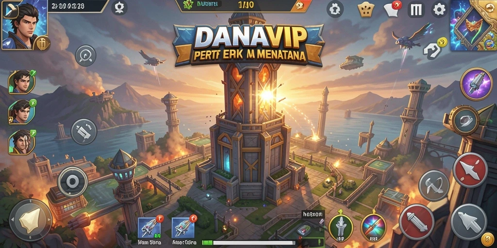 Tangkapan layar gameplay Tower Defense yang menarik dan menegangkan.