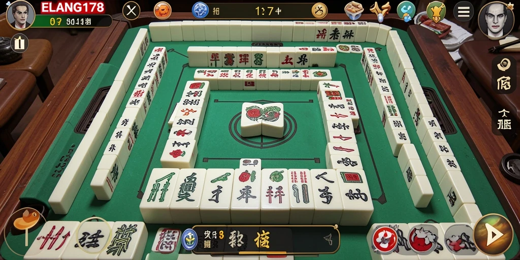 Tampilan gameplay ELANG178 yang menarik saat bermain Mahjong.