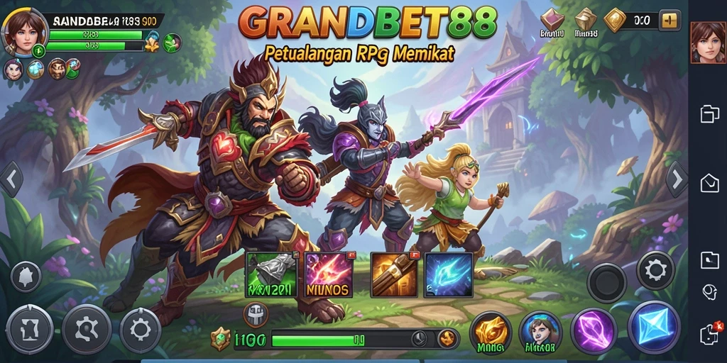 Gameplay seru dengan grafis RPG yang memukau.
