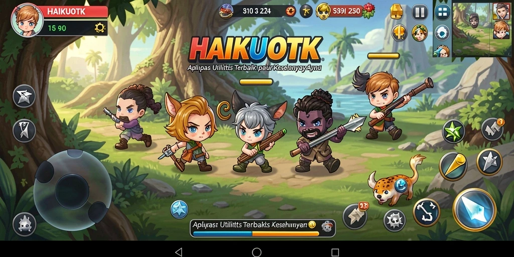 Tampilan antarmuka HAIKUOTK yang user-friendly dan fungsional.