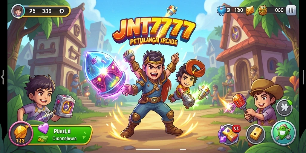 Tampilan gameplay JNT777 yang mengasyikkan di dunia Arcade.