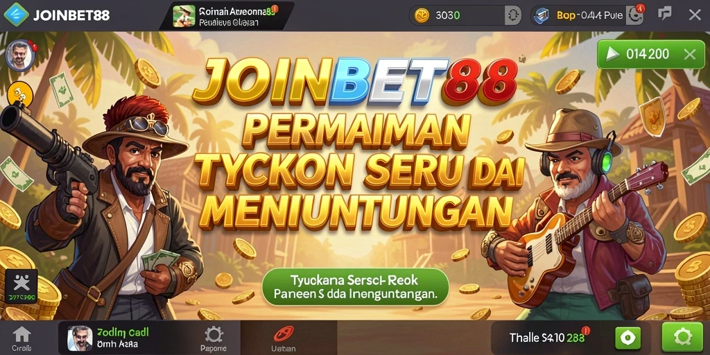 Gameplay Tycoon yang seru dan mendebarkan di JOINBET88.