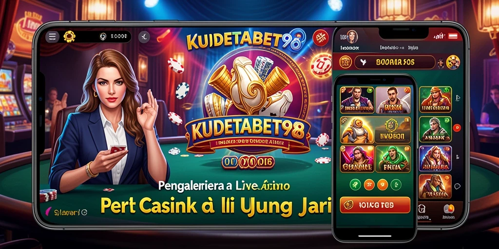 Tampilan seru gameplay Live Casino di KUDETABET98.
