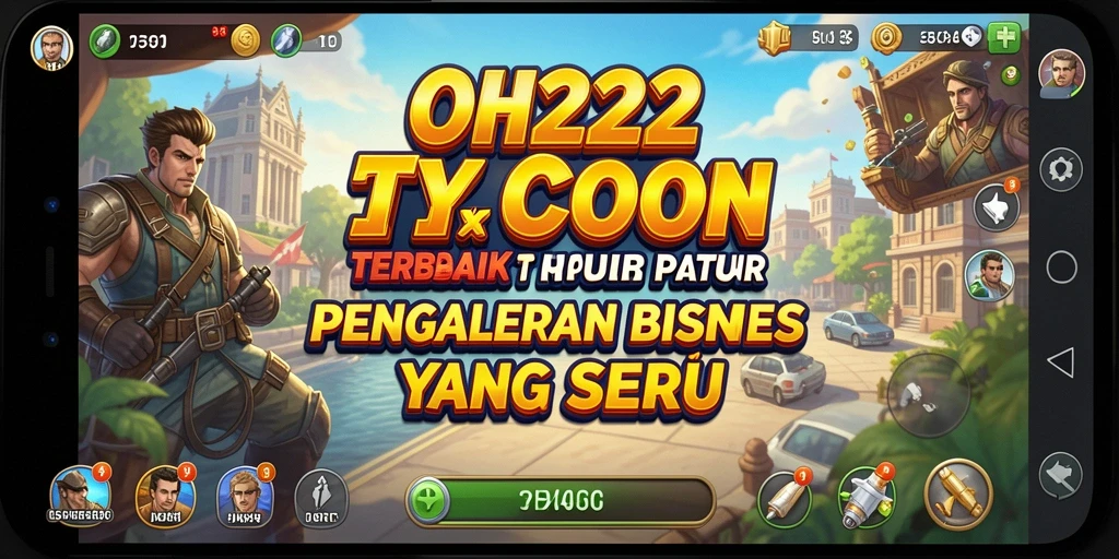 Screenshot utama OH222 menampilkan gameplay Tycoon yang mendebarkan.