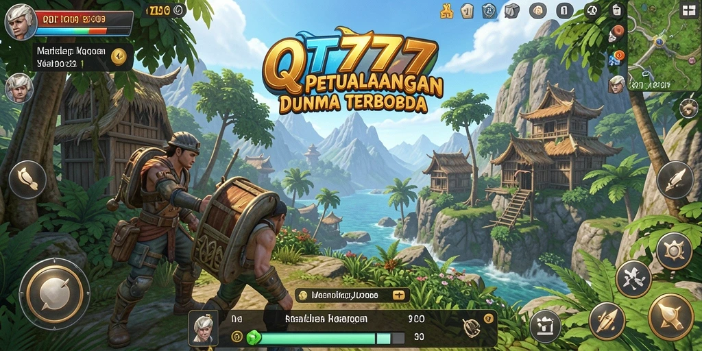 Tampilan gameplay menakjubkan dalam dunia terbuka yang interaktif.