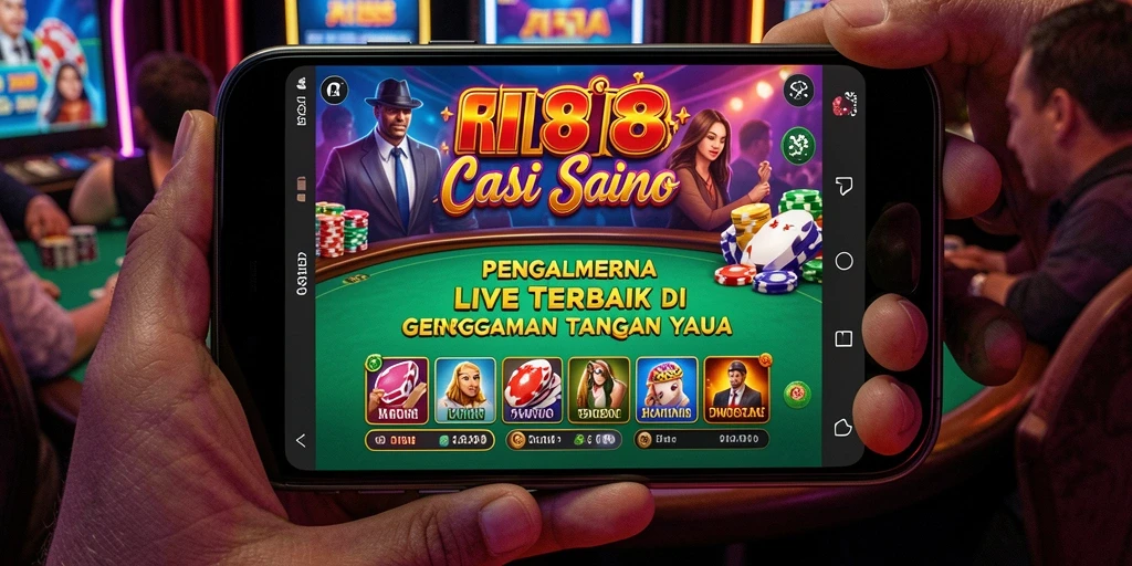Tampilan gameplay menawan dalam aplikasi Live Casino RI188.