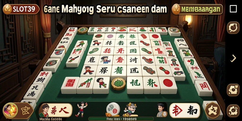 SLOT39 menampilkan gameplay Mahjong yang seru dan penuh strategi.