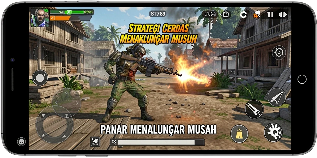Gameplay intens ST789 yang menantang strategi pemain.