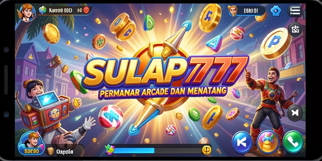 Screenshot SULAP777 menunjukkan gameplay seru dengan tantangan arcade.