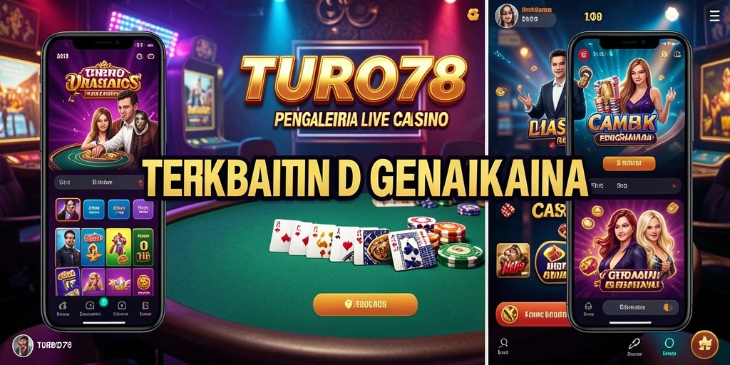 Tampilan gameplay langsung dari TURBO78 dengan dealer profesional.